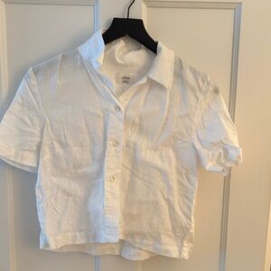 Aritzia White Button Down Shirt